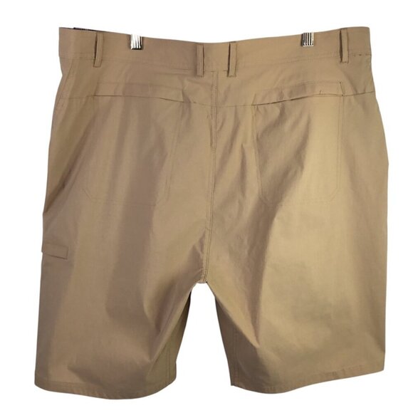 Reel Life NWT RipTide Short Men's XXL 2XL Shorts Tan Stretch Natural Quick Dry - Picture 4 of 7
